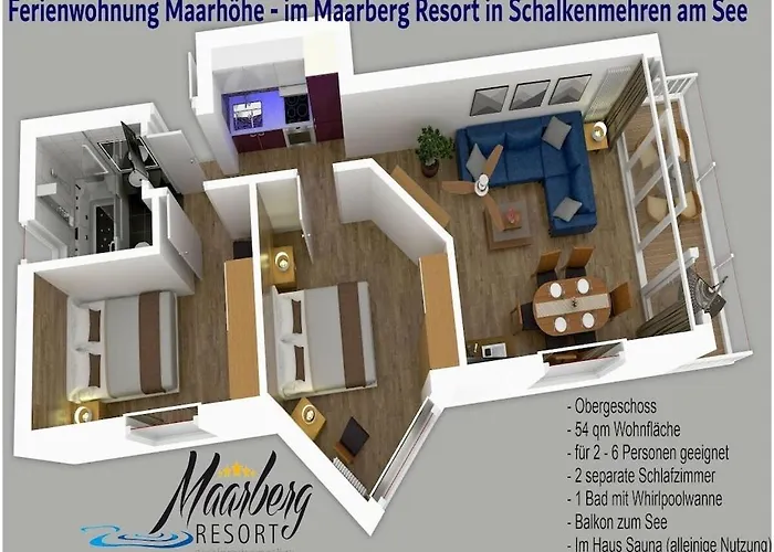 度假居 Maarhoehe In The Maarberg *